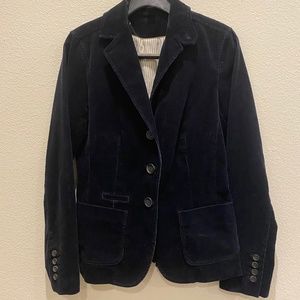 Women's Gap Corduroy Navy Jacket, Size 4 Tall